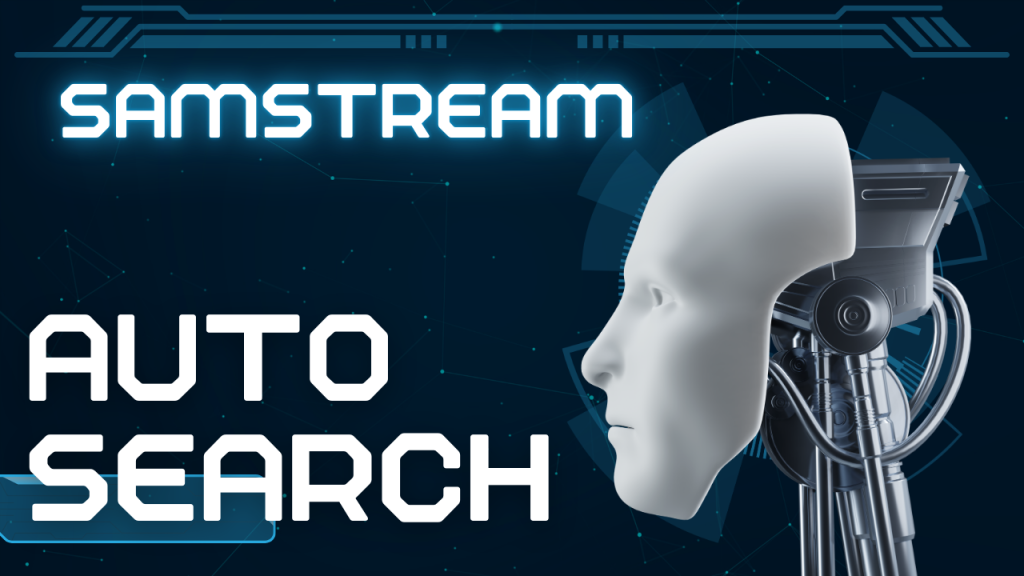 SAMstream auto search tutorial thumbnail