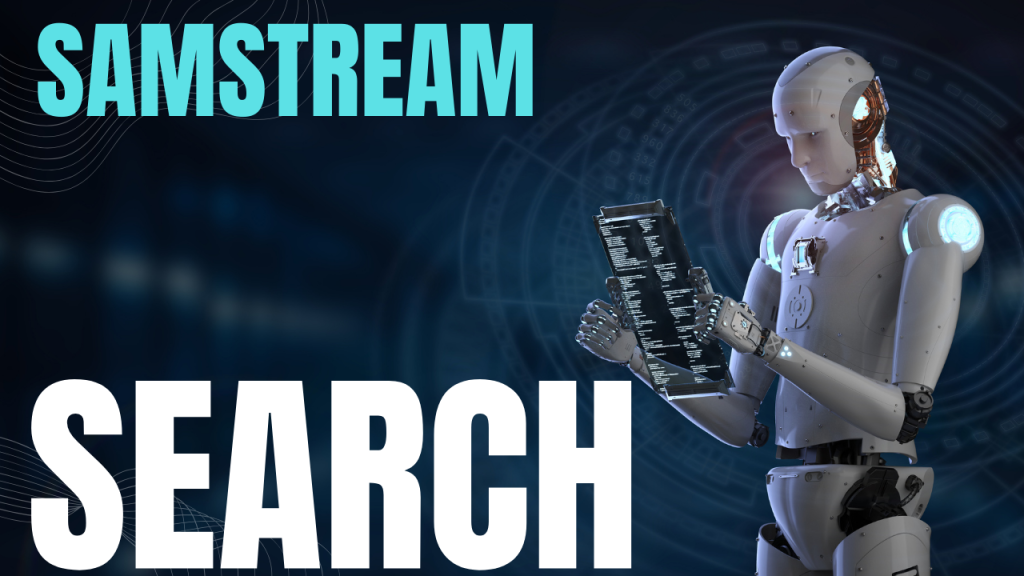 SAMstream opportunity search tutorial thumbnail